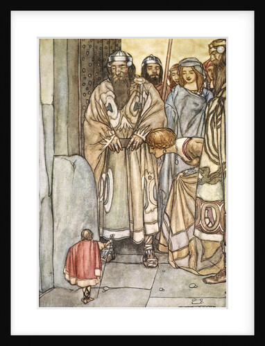 They all trooped out, lords and ladies, to view the wee man by Stephen Reid