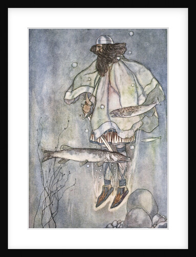 Fergus goes down into the lake by Stephen Reid