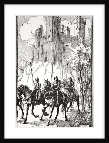 Sir Galahad at the Abbey by Dora Curtis