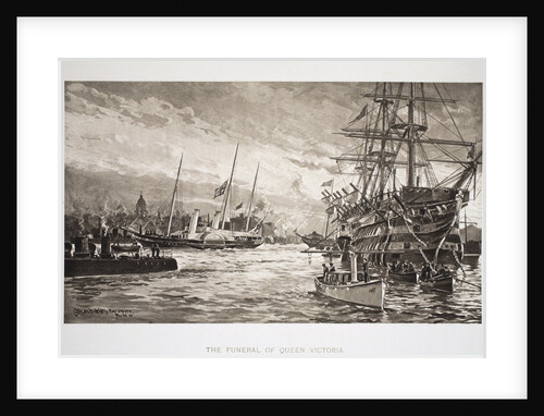 The Funeral of Queen Victoria by Charles John De Lacy