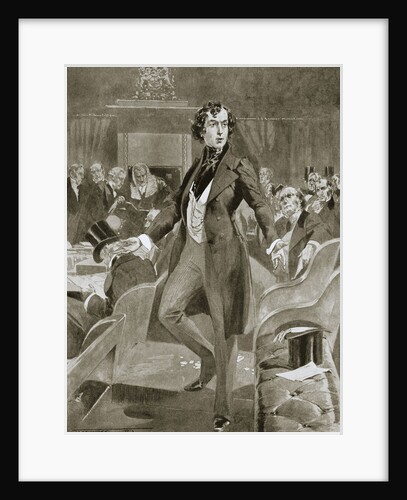 Disraeli's first speech in the House of Commons by Anonymous