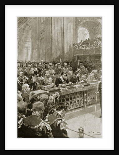 Thanksgiving service for the recovery of the Prince of Wales by G Amato