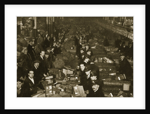 Sorting parcels at the Post Office by Anonymous
