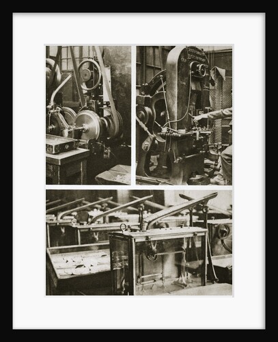 Money making; stamping and milling the disks and weighing the finished coins by Anonymous