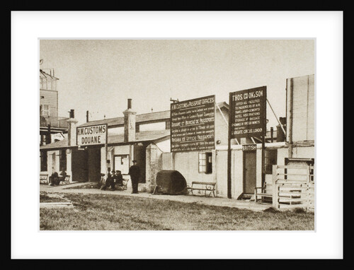The Customs Office at London Airport by Anonymous