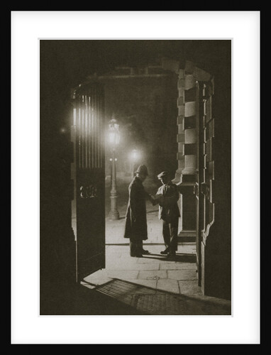 Scotland Yard in the early hours of the morning by Anonymous