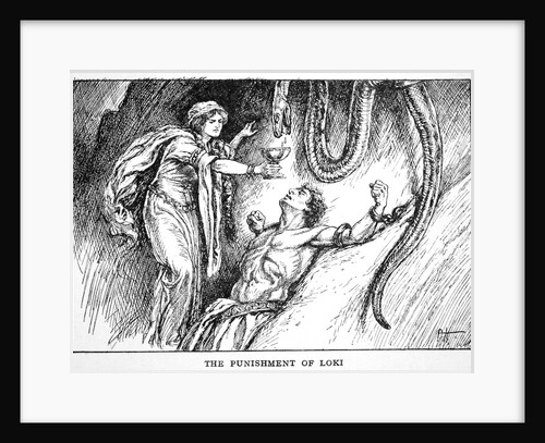 The Punishment of Loki by Anonymous
