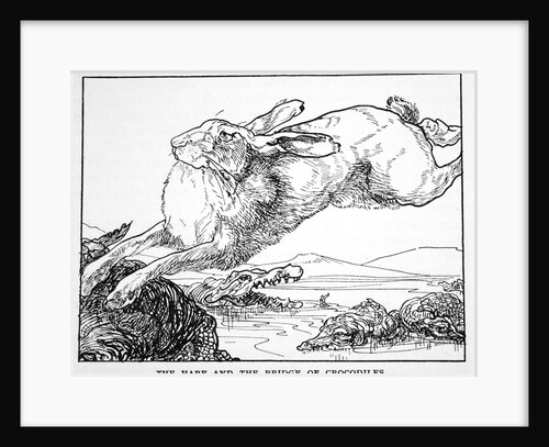 The Hare and the Bridge of Crocodiles by Anonymous