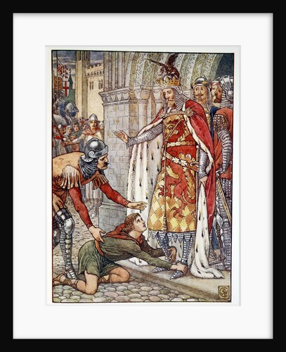 Young Owen Appeals to the King by Anonymous