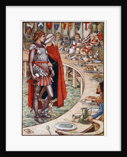 Sir Galahad is brought to the Court of King Arthur by Anonymous