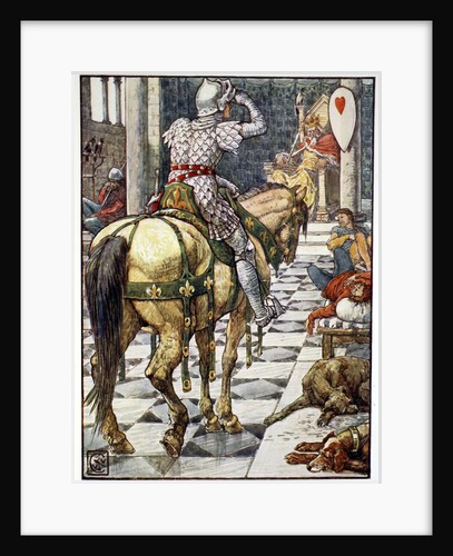 Percival Obtains the Shield of the Beating Heart by Anonymous