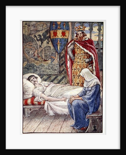 The Witch gives Advice as to Sir Tristram's Wound by Anonymous