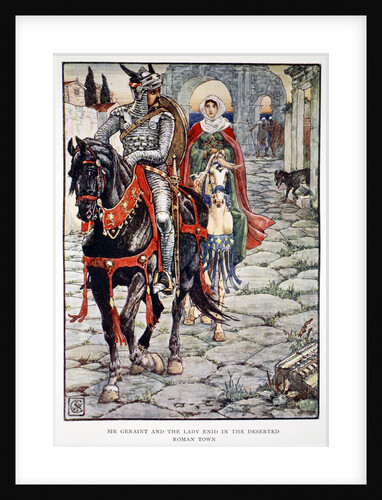 Sir Geraint and the Lady Enid in the Deserted Roman Town by Anonymous