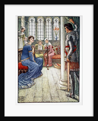 Sir Owen Greets the Lady of the Fountain by Anonymous