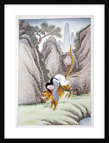 The Tiger Carries off Miao Shan by Anonymous