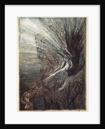The frolic of the Rhine-Maidens by Arthur Rackham