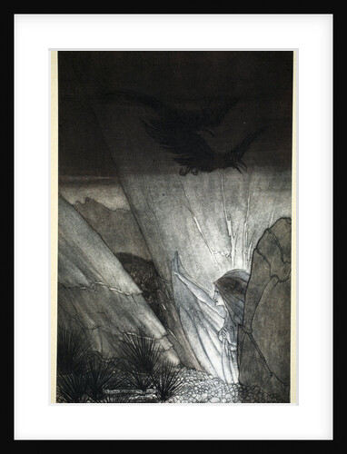 Erda bids thee beware by Arthur Rackham