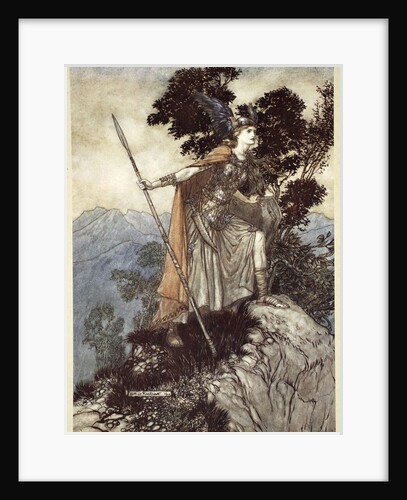 Brunnhilde by Arthur Rackham