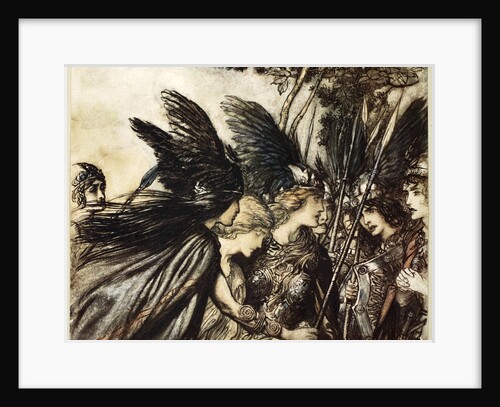 I flee for the first time and am pursued by Arthur Rackham