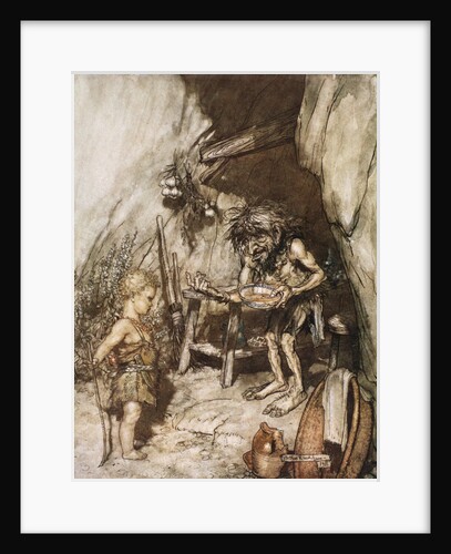 Mime and the infant by Arthur Rackham