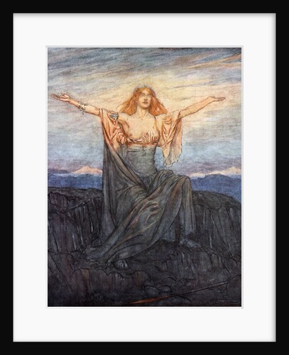 Sun, I hail thee! Hail, O light! Hail, O glorious day! by Arthur Rackham