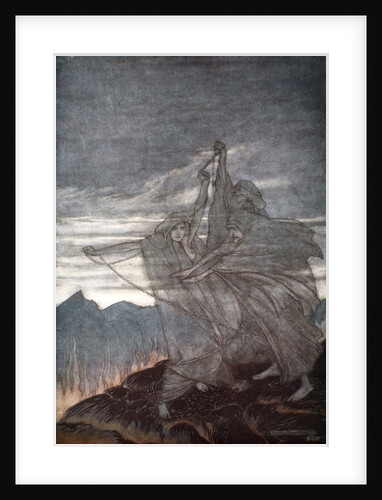 The Norns vanish by Arthur Rackham