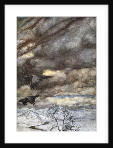 The ravens of Wotan by Arthur Rackham