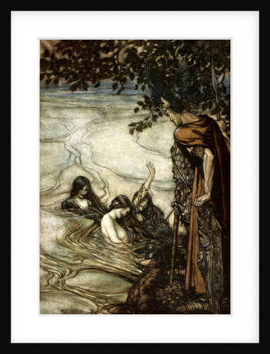 Illustration from Siegfried and the Twilight of the Gods by Arthur Rackham