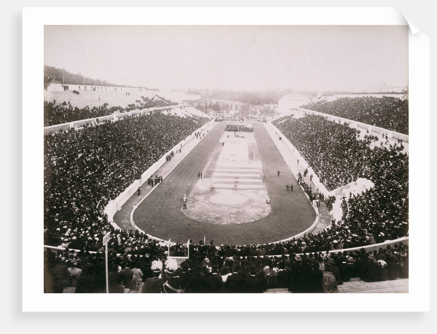 View of the first modern Olympic Games in Athens by Anonymous