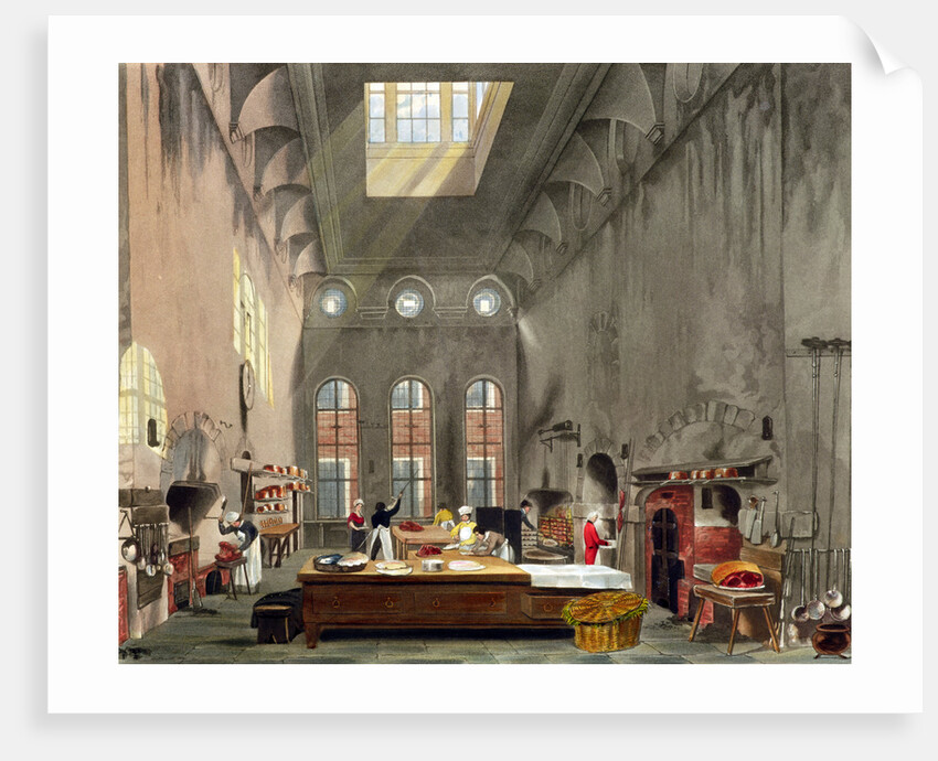 Kitchen, St James's Palace, London by William James Bennett