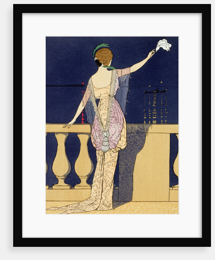 Farewell at Night by Georges Barbier