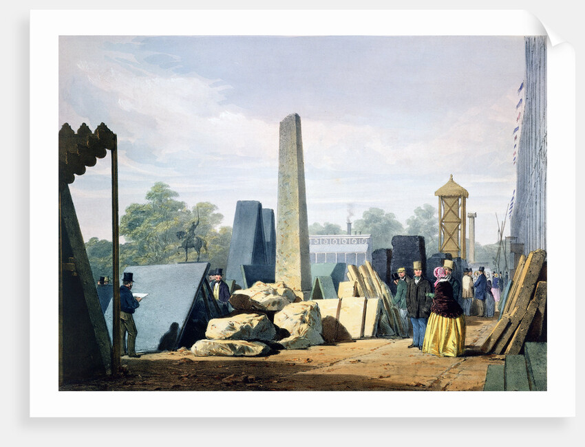 The exterior, Great Exhibition, Hyde Park by Anonymous