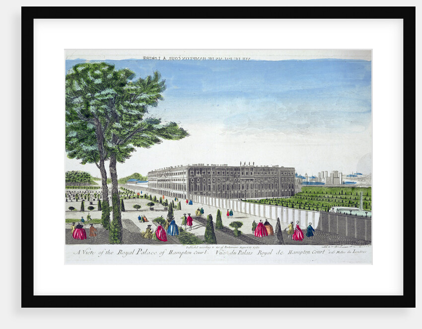 A view of the Royal Palace of Hampton Court by Anonymous