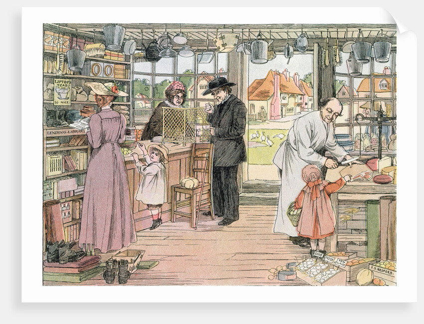 The General Store, 1899. From The Book of Shops by Francis Donkin Bedford