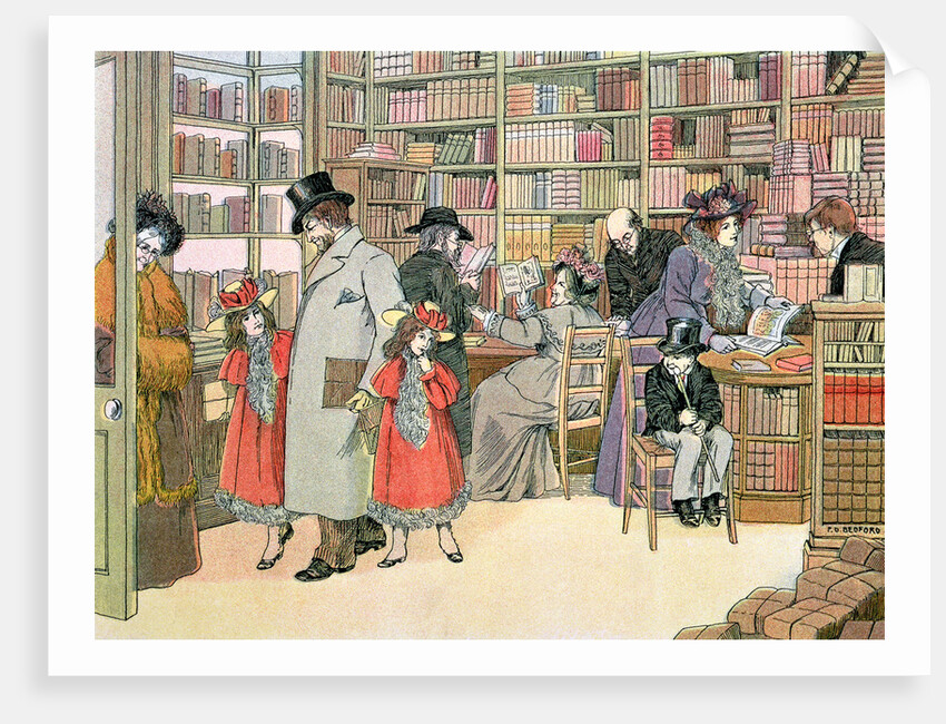 The Book Shop by Francis Donkin Bedford