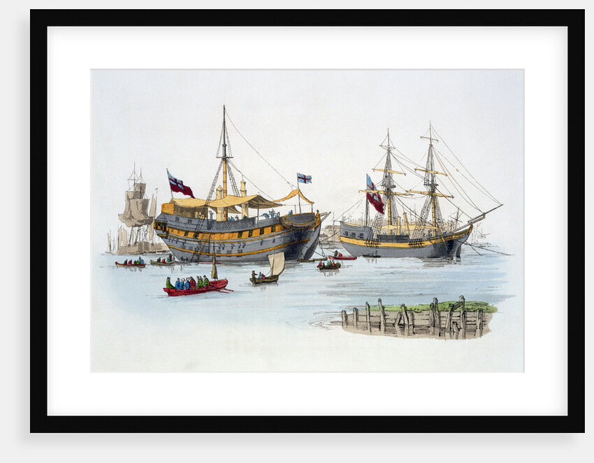 Prison ships by William Henry Pyne