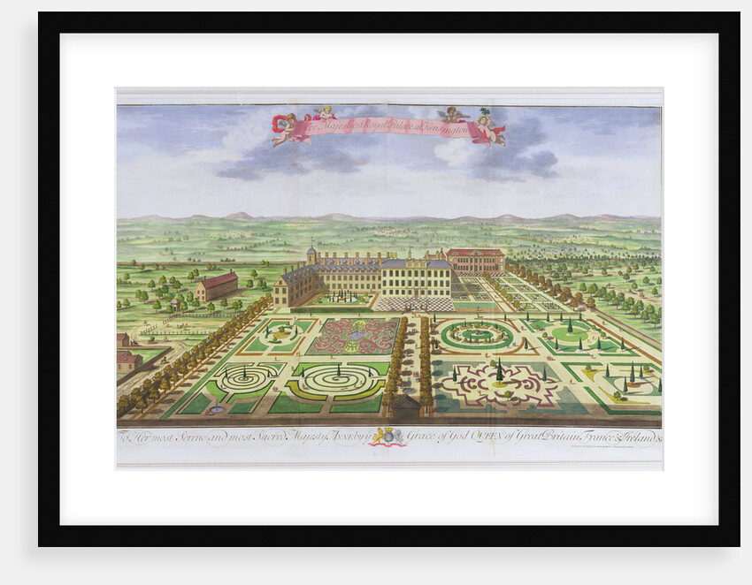 Kensington Palace, London by Johannes Kip