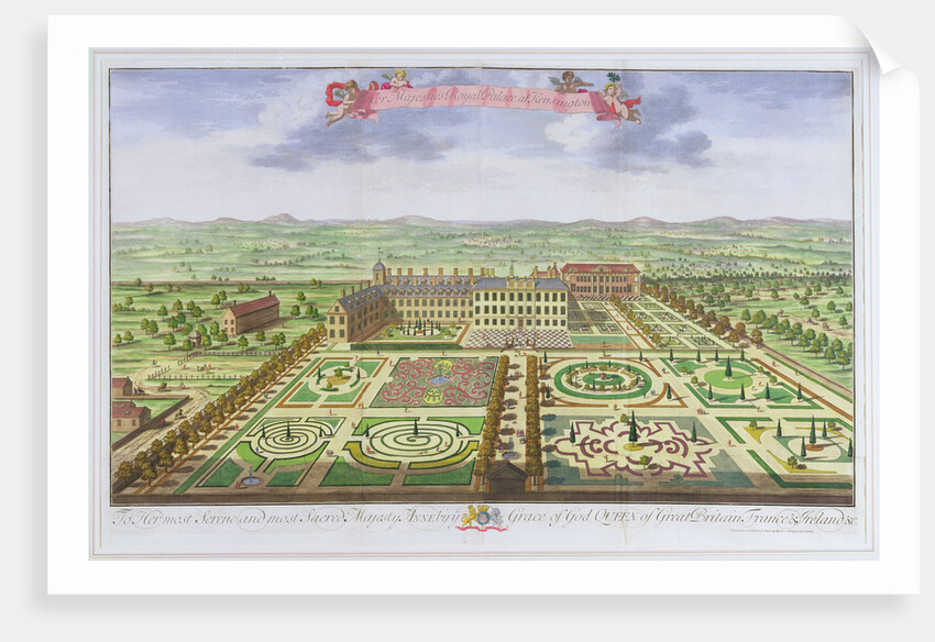 Kensington Palace, London by Johannes Kip