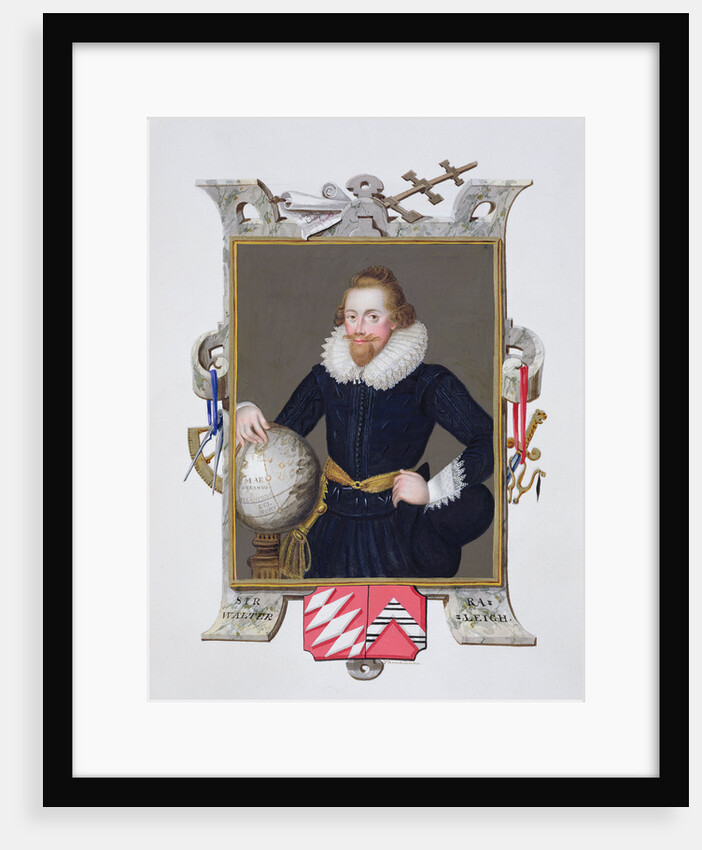 Sir Walter Raleigh, English writer, poet, courtier, adventurer and explorer by Sarah