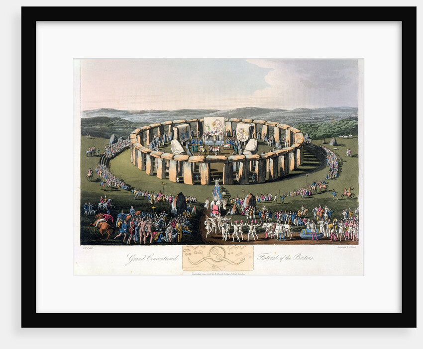 Grand Conventional Festival of the Britons by Robert Havell