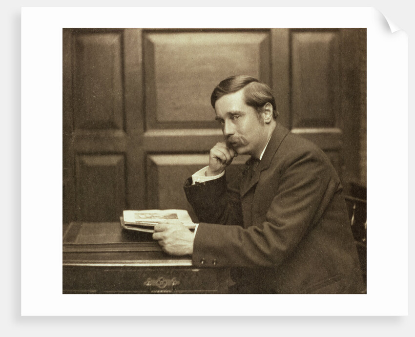 HG Wells, British author by Frederick Hollyer