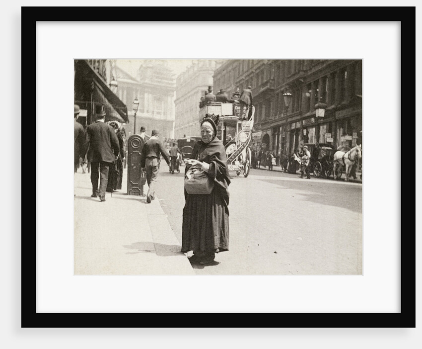 Match seller, Ludgate Hill, London by Paul Martin