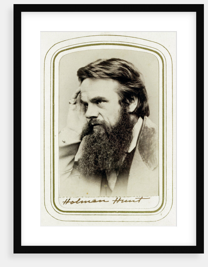 William Holman Hunt, English artist by Elliott & Fry