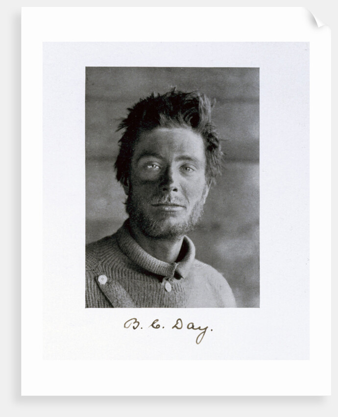 Bernard C Day, a member of Captain Scott's Antarctic expedition by Herbert Ponting