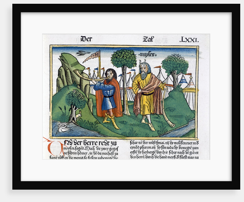 Facsimile copy of Numbers 2 the camp assignments of the Israelites by Anonymous