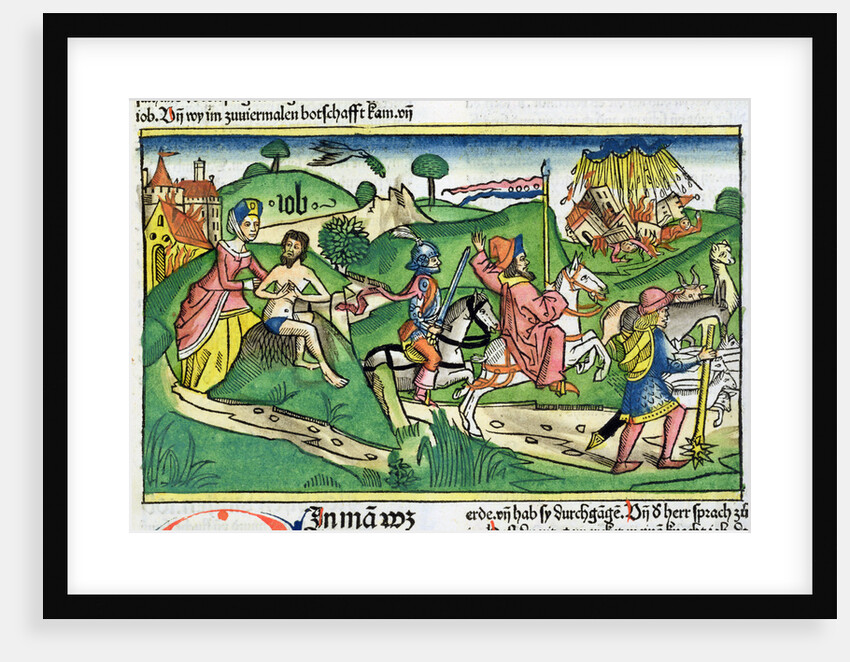 Scene from the Book of Job by Anonymous