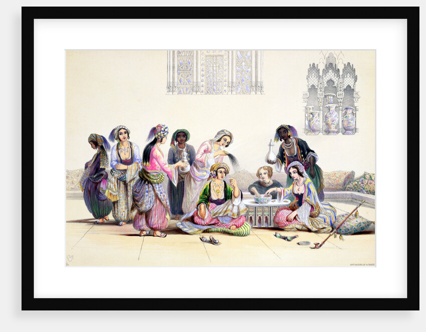 Interior of a harem by A Margaretta Burr
