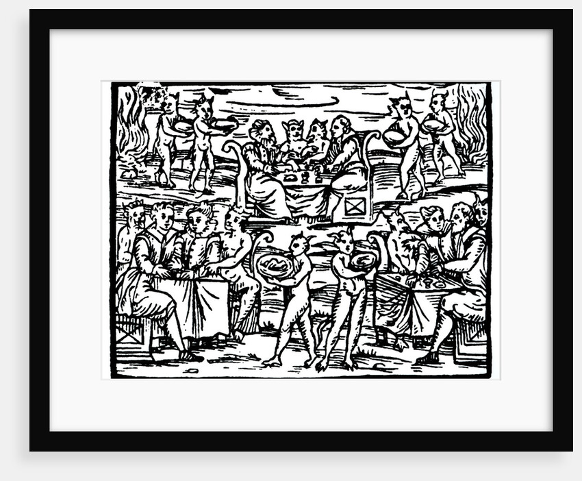The witches' sabbath by Anonymous