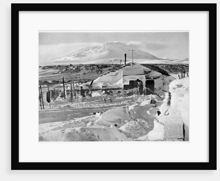 In Winter Quarters Working on Maps and Records by Herbert Ponting