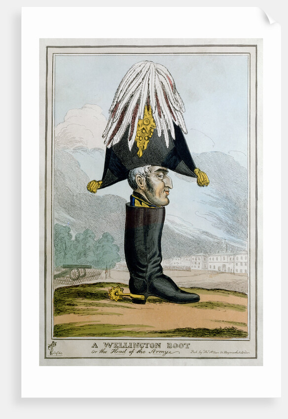 A Wellington Boot- or the Head of the Armye by Anonymous